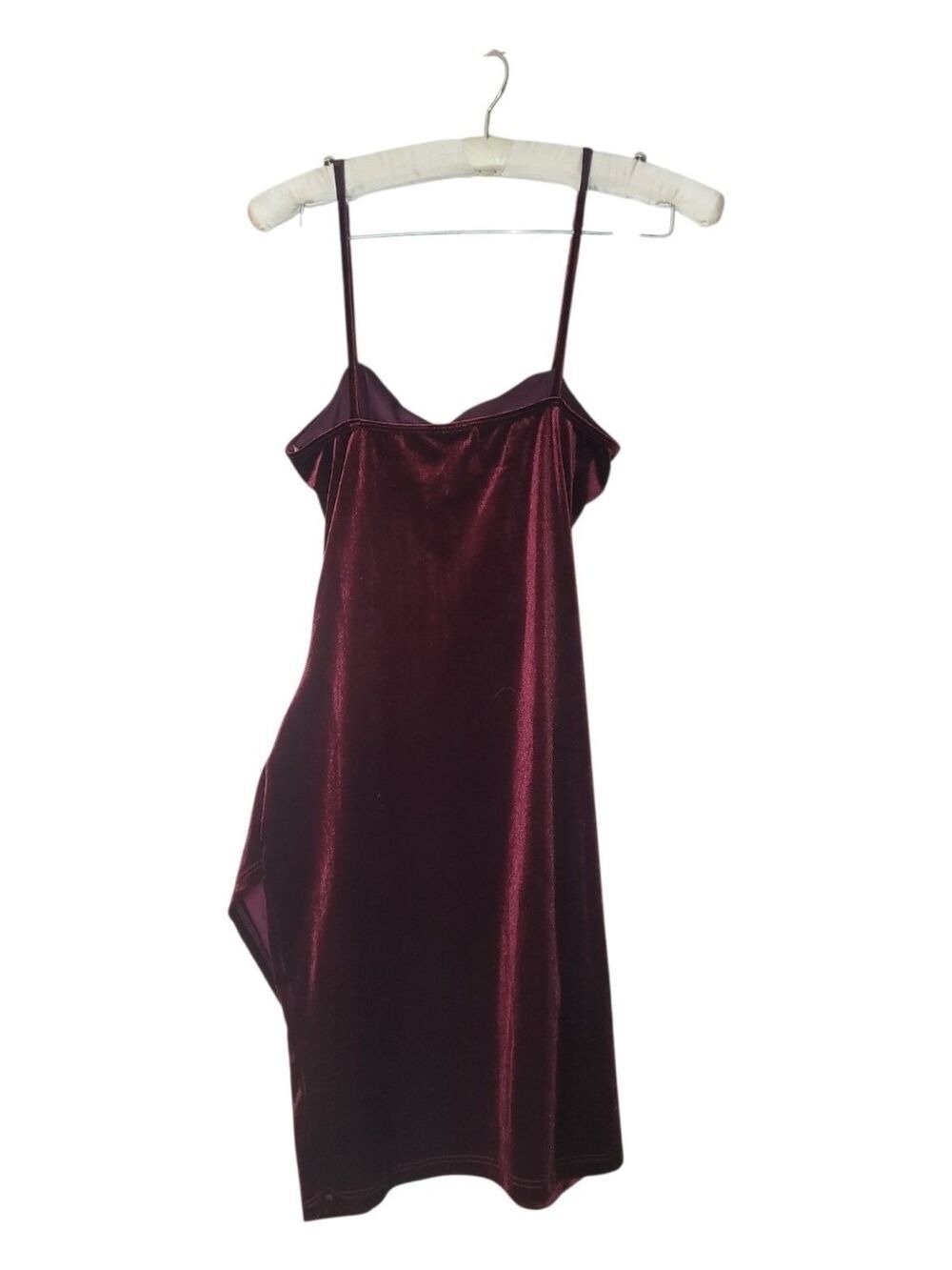 Whimsigoth Sexy Deep Red Velvet Windsor Dress S - Picture 2 of 4